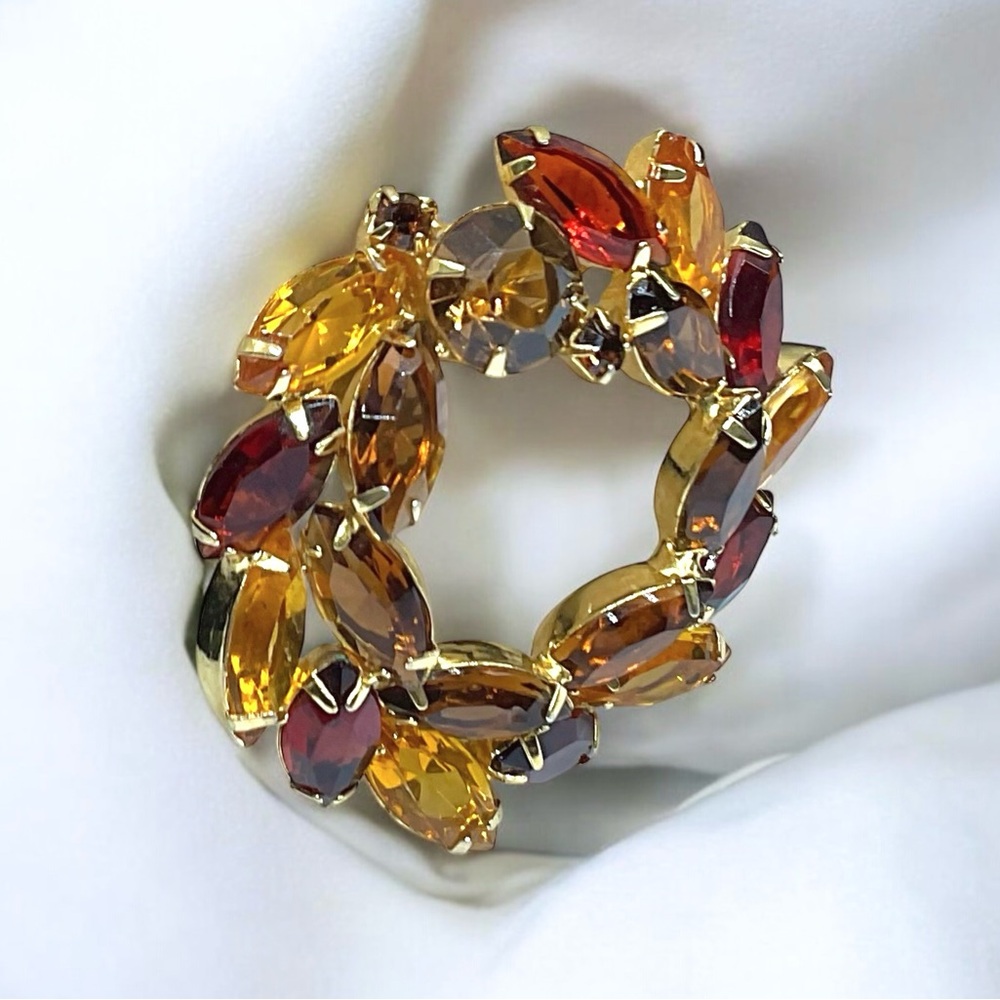 🌺Vintage Rhinestone Brooch - Picture 11 of 11
